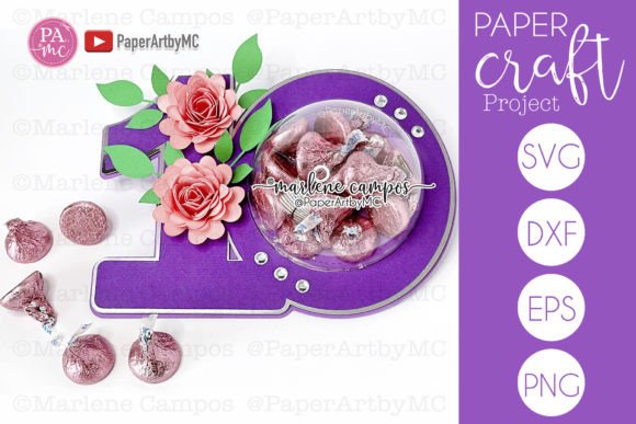 10 Anniversary Floral Candy Holder