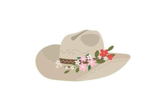 Floral Cowboy Hats