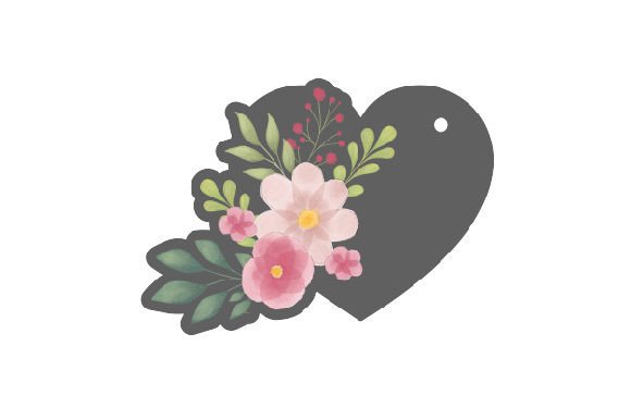 Watercolor Floral Gift Tag Label